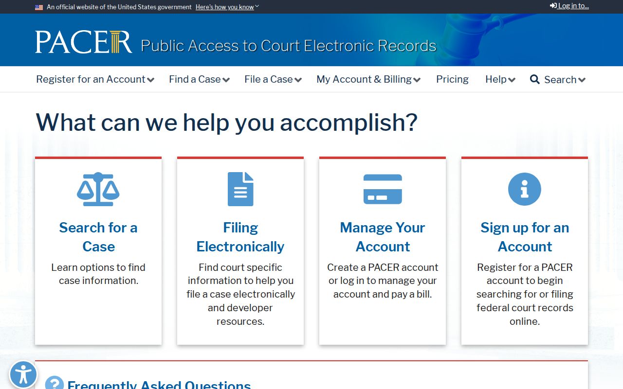 Goliad County arrest warrant records: federal PACER case search interface